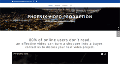 Desktop Screenshot of phoenixvideoproduction.com